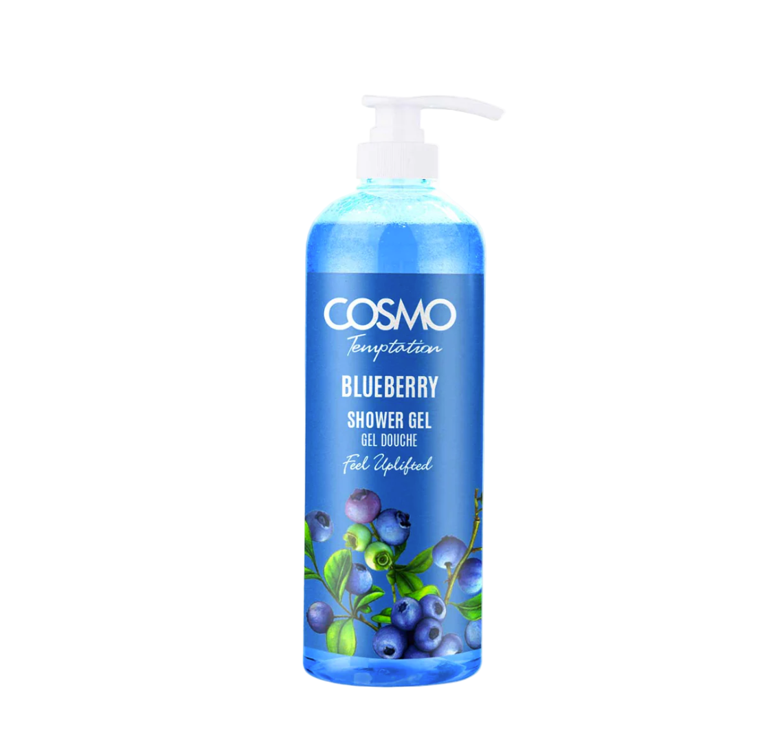 Temptation Blueberry Shower Gel by Cosmo 1000ml