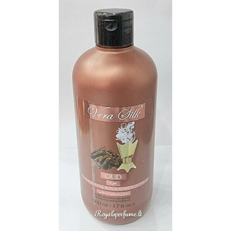 Vera Silk Oud moisturizing and nourishing body lotion 500ml - Royalsperfume Vera Silk All