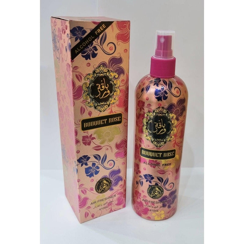 Al- Fakhr Perfumes Fragrance spray for home Bouquet Rose 410ml - Royalsperfume Al- Fakhr Perfumes Scents