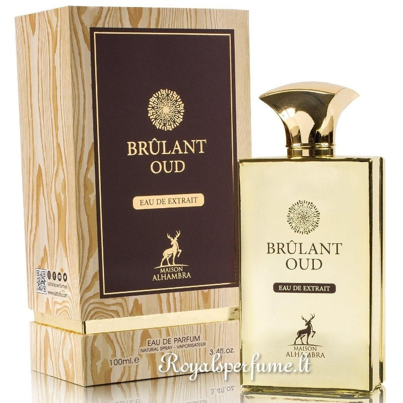 AlHambra Brulant Oud eau de parfum for men 100ml - Royalsperfume AlHambra All