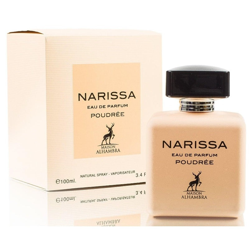 AlHambra Narissa Poudree perfumed water for women 100ml - Royalsperfume AlHambra Perfume