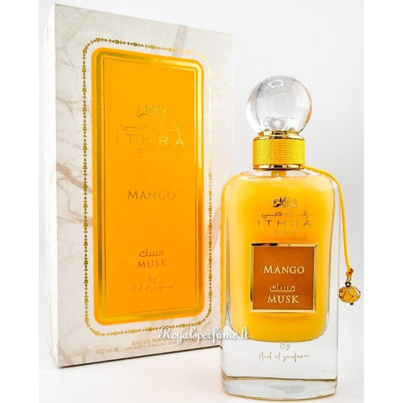Ard Al Zaafaran Ithra Dubai Mango Musk Collection perfumed water for women 100ml - Royalsperfume ARD AL ZAAFARAN TRADING L.L.C All