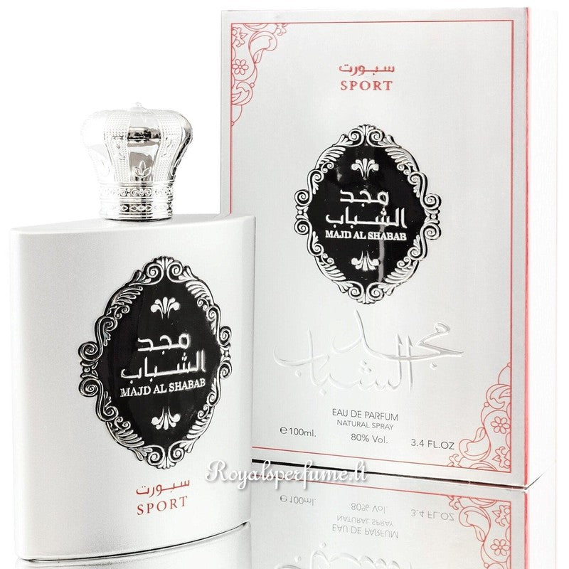 Ard Al Zaafaran Majd Al Shabab sport perfumed water for men 100ml - Royalsperfume Ard Al Zaafaran Perfume