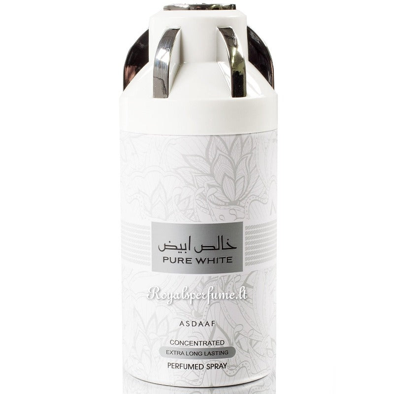 Asdaaf Pure white perfumed deodorant unisex 250ml - Royalsperfume ASDAAF Deodorants