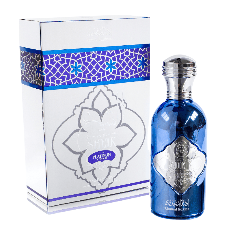 FW Al Sheikh Rich Platinum Limited Edition eau de parfum for men 100ml - Royalsperfume World Fragrance Perfume