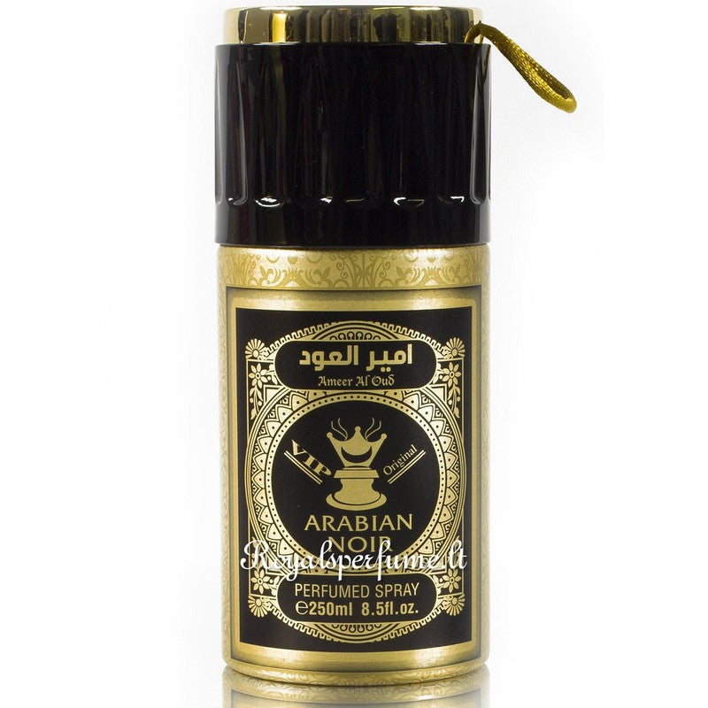 FW Arabian Noir perfumed deodorant unisex 250ml - Royalsperfume World Fragrance Deodorants