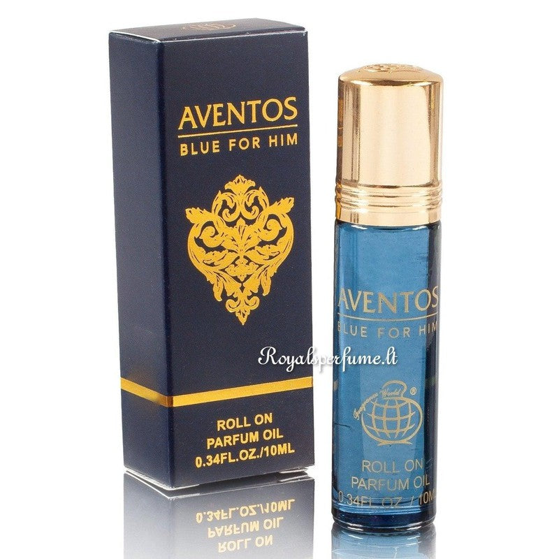 FW Aventos Blue for him perfumed oil for men 10ml - Royalsperfume World Fragrance Perfume
