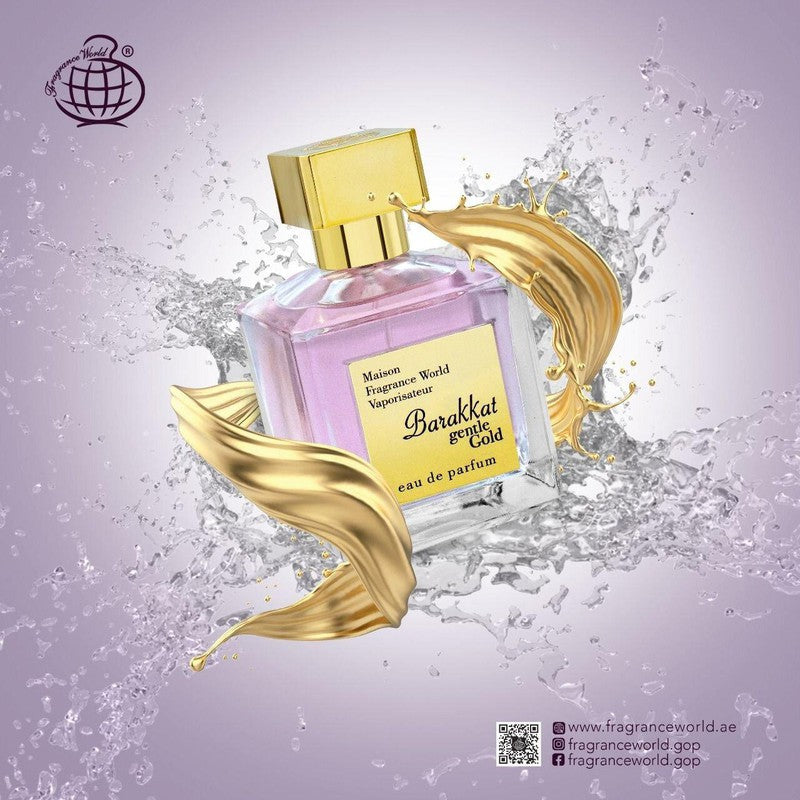 FW Barakkat Gentle Gold perfumed water unisex 100ml - Royalsperfume World Fragrance Perfume