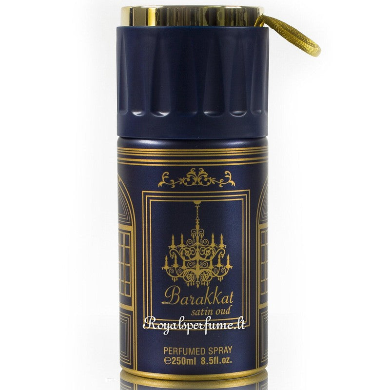 FW Barakkat satin oud perfumed deodorant unisex 250ml - Royalsperfume World Fragrance Deodorants