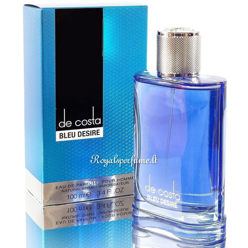 FW De Costa Bleu desire perfumed water for men 100ml - Royalsperfume World Fragrance Perfume