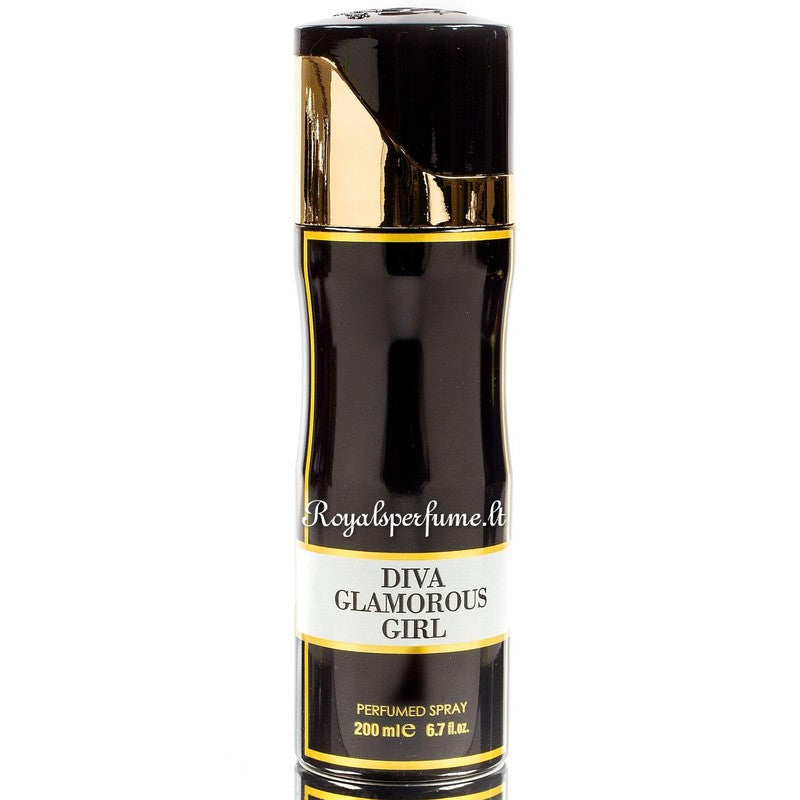 FW Diva Glamorous Girl perfumed deodorant for women 200ml - Royalsperfume World Fragrance Deodorants