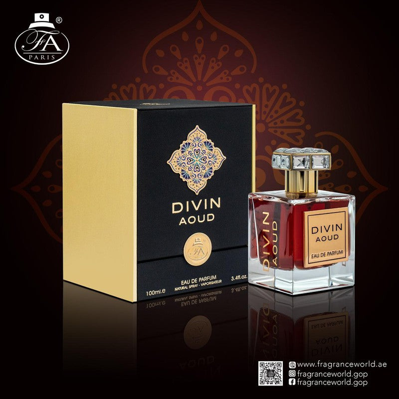FW Divin Aoud perfumed water for women 100ml - Royalsperfume World Fragrance Perfume