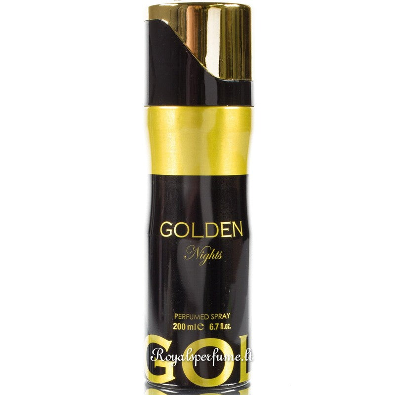 FW Golden Nights perfumed deodorant for women 200ml - Royalsperfume World Fragrance Deodorants