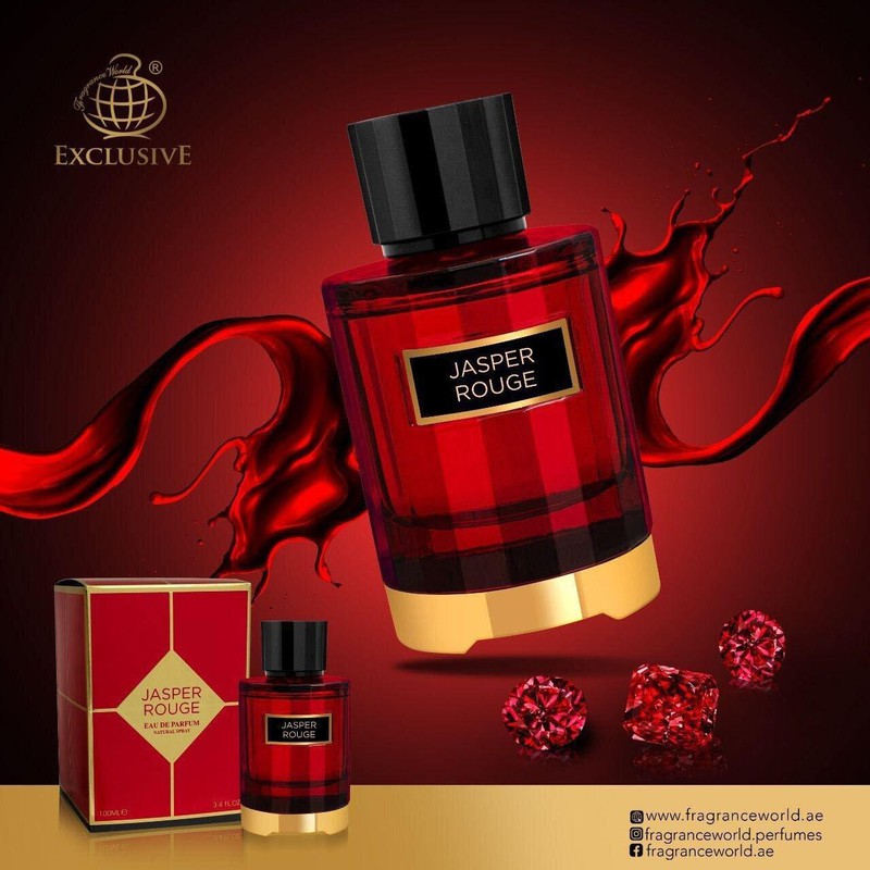 FW JASPER ROUGE perfumed water unisex 100ml - Royalsperfume World Fragrance Perfume