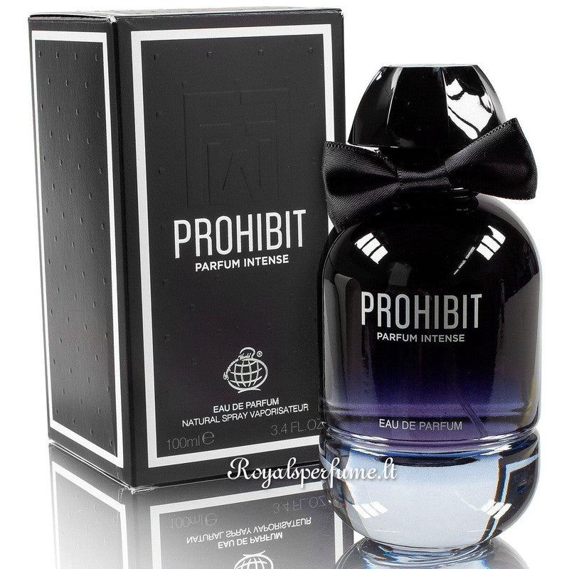 FW Prohibit perfumed water for women 100ml - Royalsperfume World Fragrance Perfume
