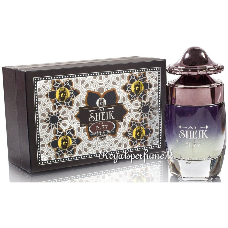 FW Sheik N.77 perfumed water for men 100ml - Royalsperfume World Fragrance Perfume
