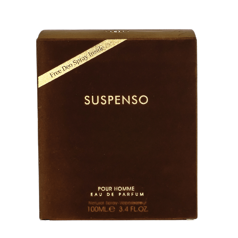 FW Suspenso perfumed water for men 100ml - Royalsperfume World Fragrance Perfume