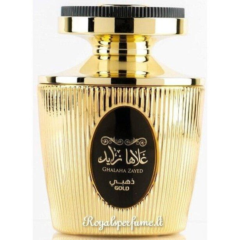 Ghalaha Zayed Gold perfumed water for unisex 100ml - Royalsperfume Ghalaha Zayed Perfume