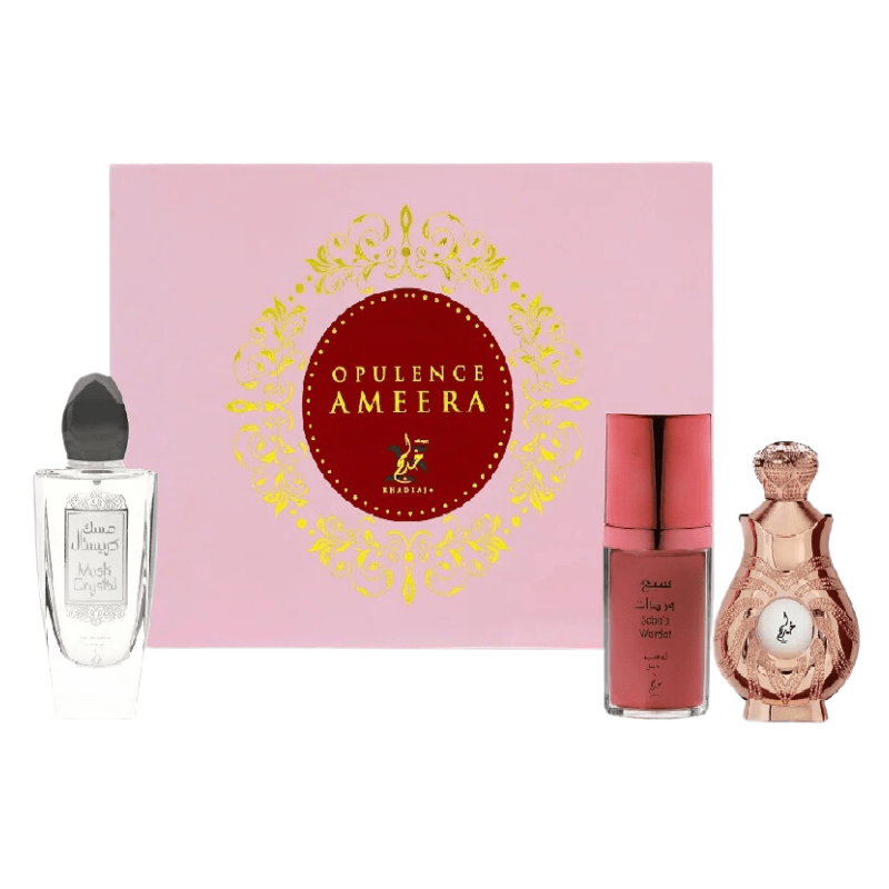 Khadlaj Opulence Ameera 3pcs gift set for women - Royalsperfume Khadlaj Perfume