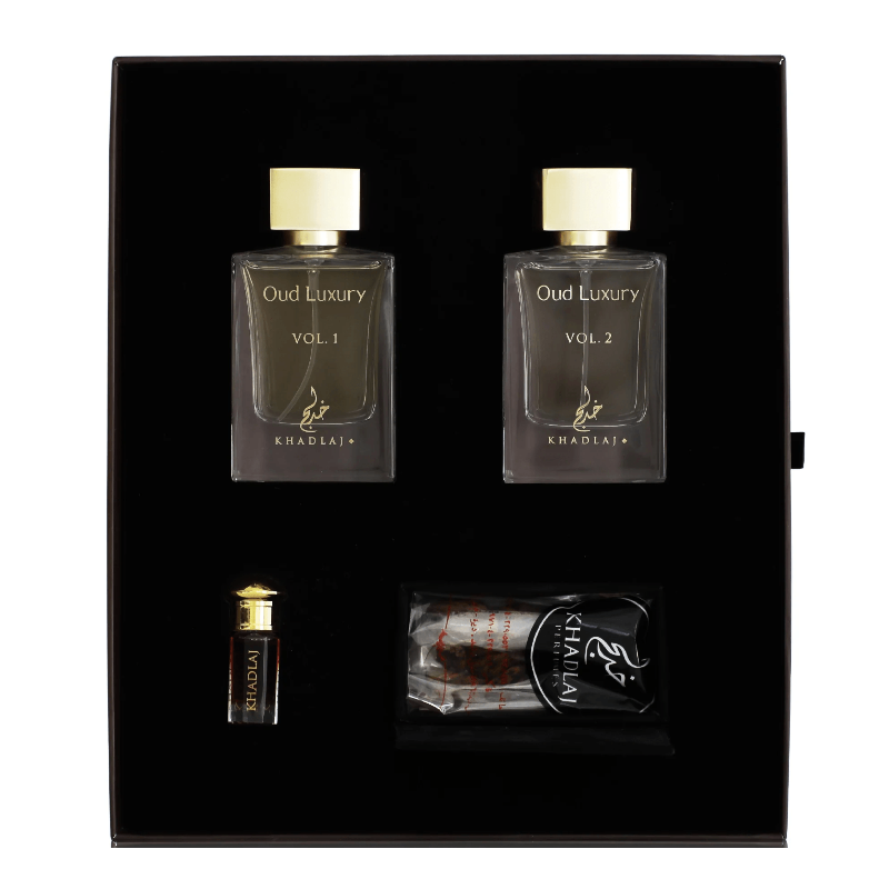 Khadlaj OUD LUXURY 4 PCS GIFT SET - Royalsperfume Khadlaj Perfume