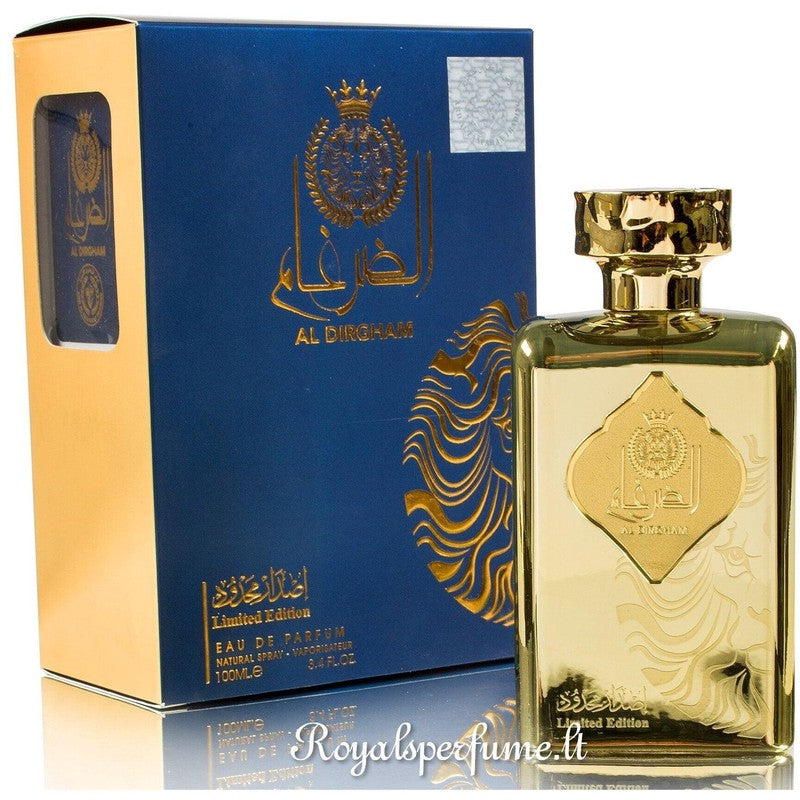LATTAFA Al Dirgham Limited Edition perfumed water for men 100ml - Royalsperfume ARD AL ZAAFARAN TRADING L.L.C Perfume
