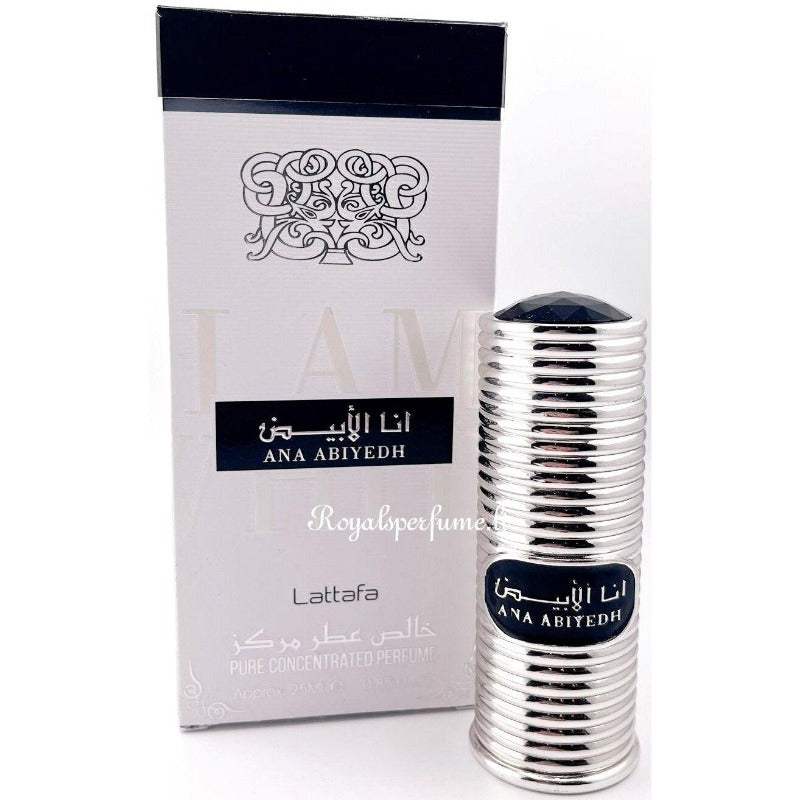 Lattafa Ana Abiyedh oil perfume unisex 25ml - Royalsperfume LATTAFA Perfume