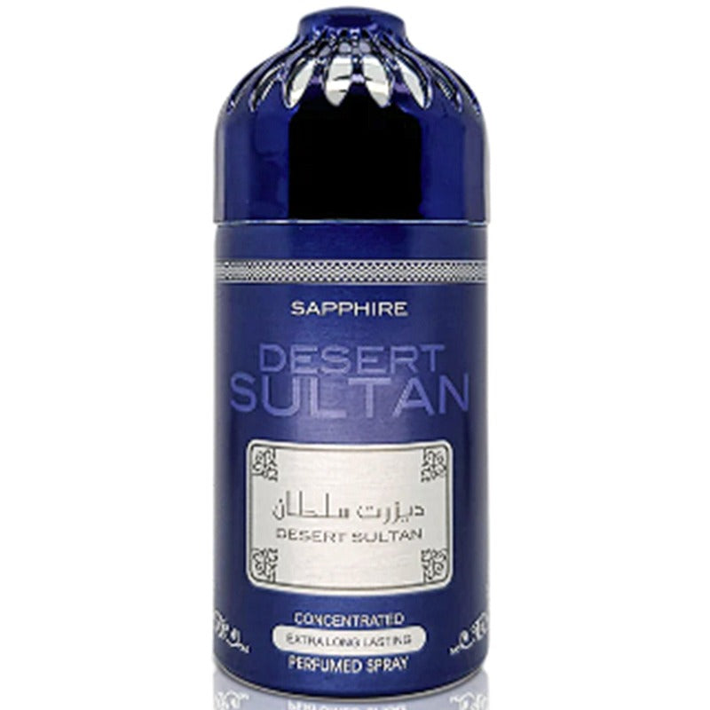 LATTAFA Desert Sultan Sapphire perfumed deodorant for men 250ml - Royalsperfume LATTAFA Deodorants