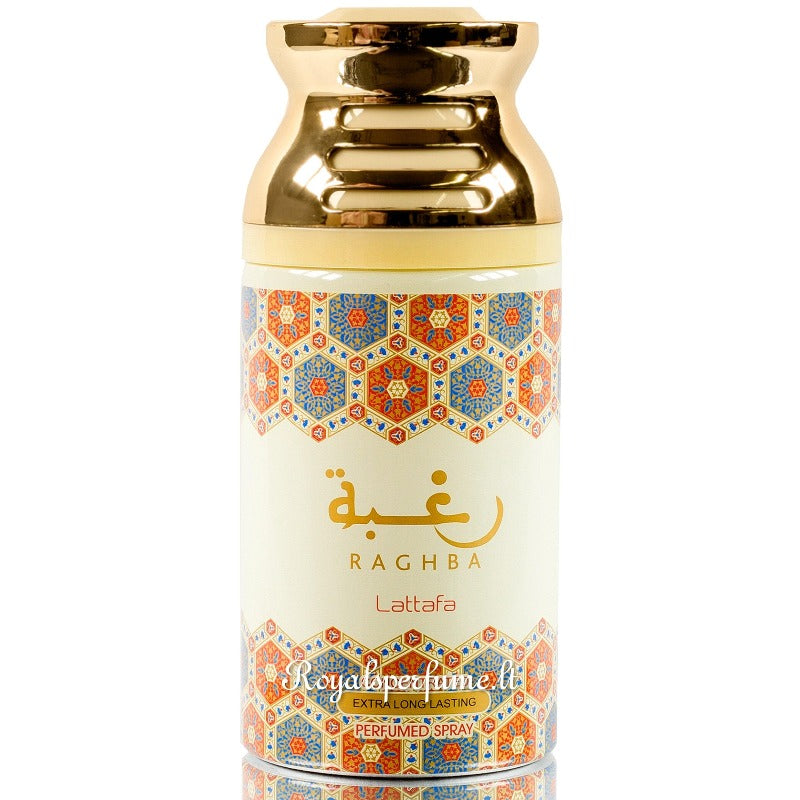 LATTAFA Raghba perfumed deodorant unisex 250ml - Royalsperfume LATTAFA Deodorants