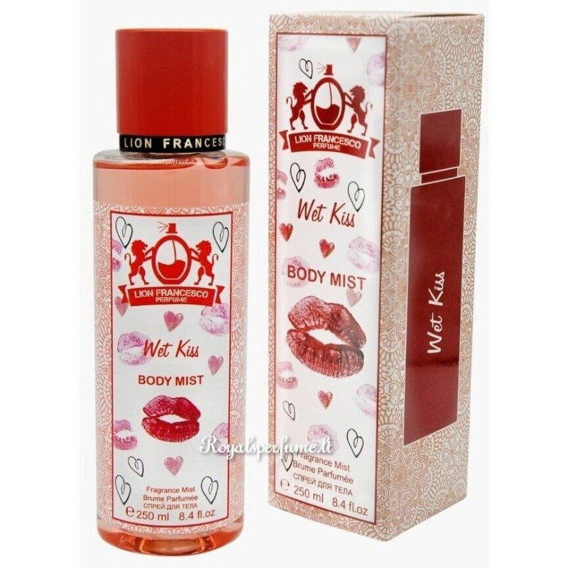 LF Wet Kiss perfumed body mist for women 250ml - Royalsperfume Lion Francesco Body