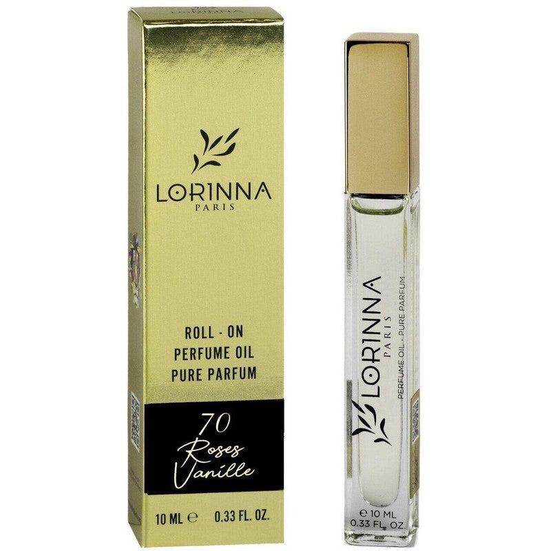 Lorinna Roses Vanille oil perfume for women 10ml - Royalsperfume LORINNA All