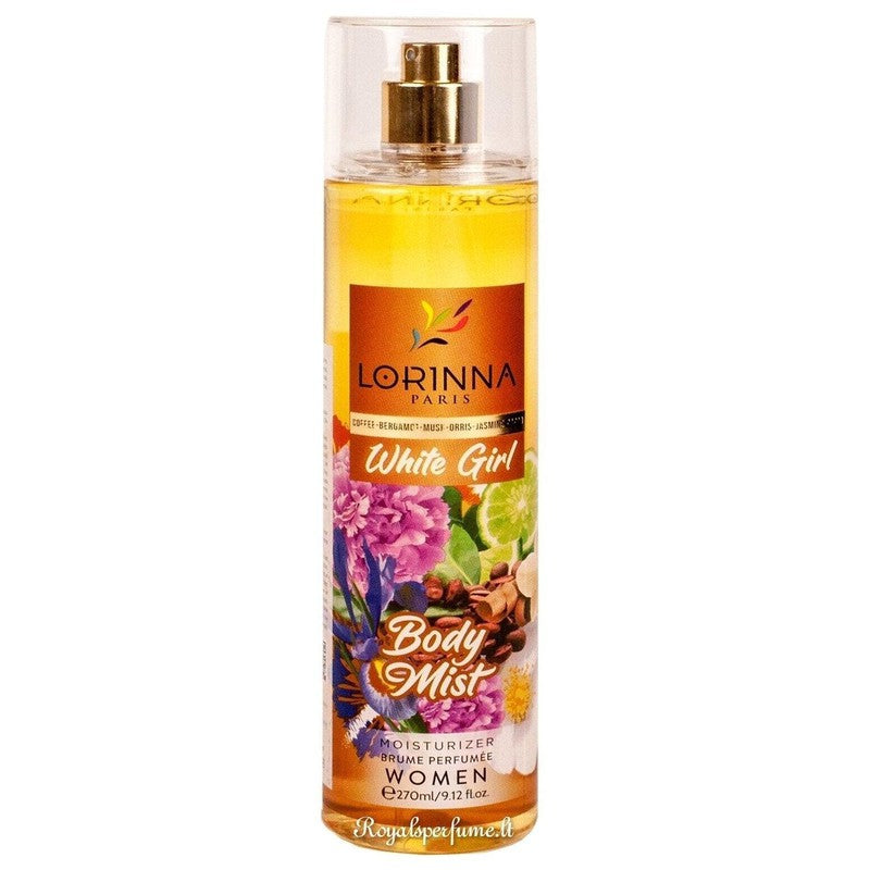 Lorinna White Girl perfumed body spray for women 270ml - Royalsperfume LORINNA All