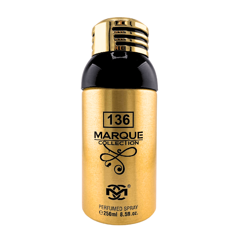Marque Collection 136 perfumed deodorant for men 250ml - Royalsperfume Marque Perfume