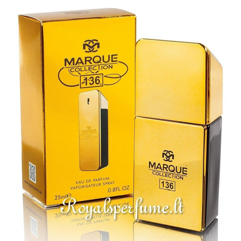 Marque Collection N-136 perfumed water for men 25ml - Royalsperfume Marque Perfume