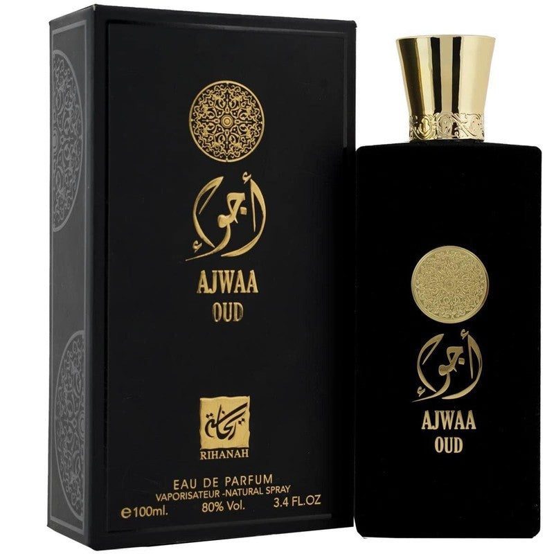 NUSUK Ajwaa Oud perfumed water unisex 100ml - Royalsperfume RIHANAH Perfume
