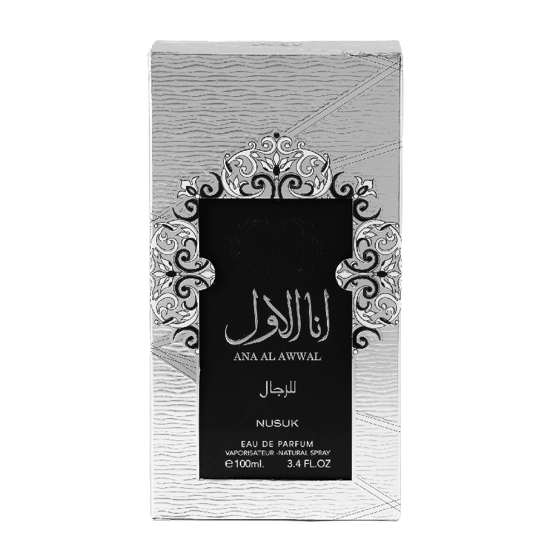 Nusuk Ana Al Awwal Black perfumed water for men 100ml - Royalsperfume NUSUK Perfume
