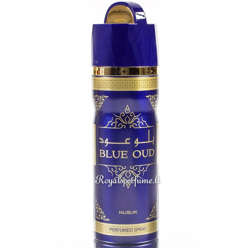 NUSUK Blue oud perfumed deodorant for men 200ml - Royalsperfume NUSUK Deodorants