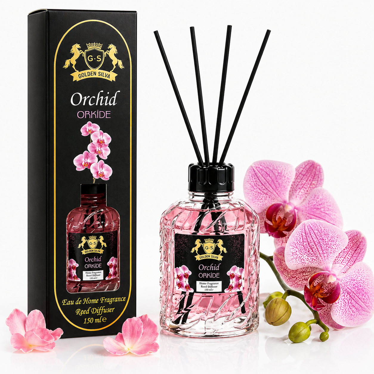 Orchid home fragrance by Golden Silva 150ml