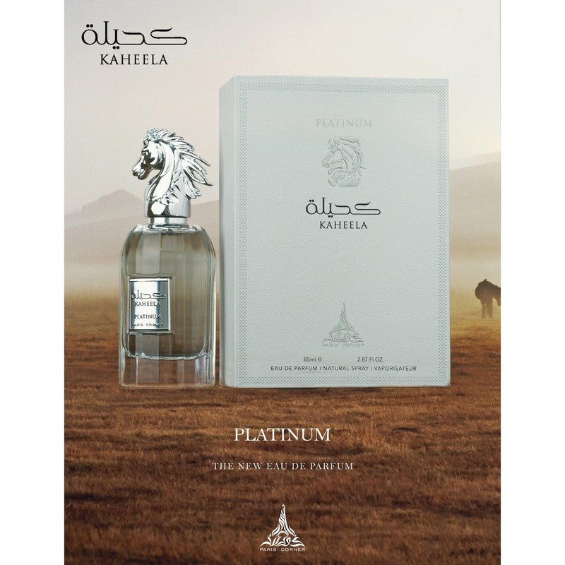 Paris Corner Kaheela Platinum eau de parfum for men 85ml - Royalsperfume Paris Corner Perfume