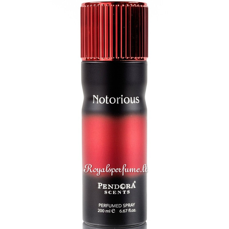 PENDORA SCENT Notorious perfumed deodoran for men 200ml - Royalsperfume PENDORA SCENT Deodorants