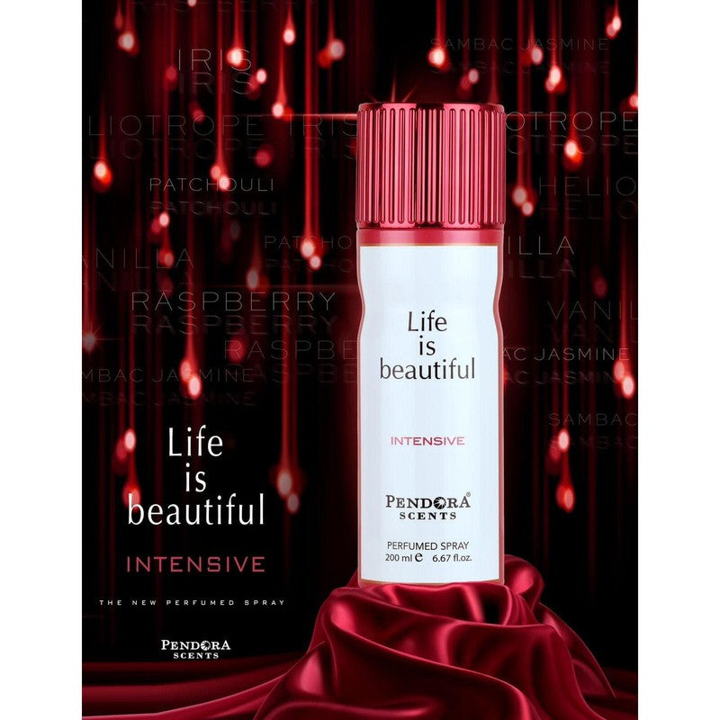 Pendora Scents Life Is Beautiful Intensive perfumed deodorant for women 200ml - Royalsperfume PENDORA SCENT All