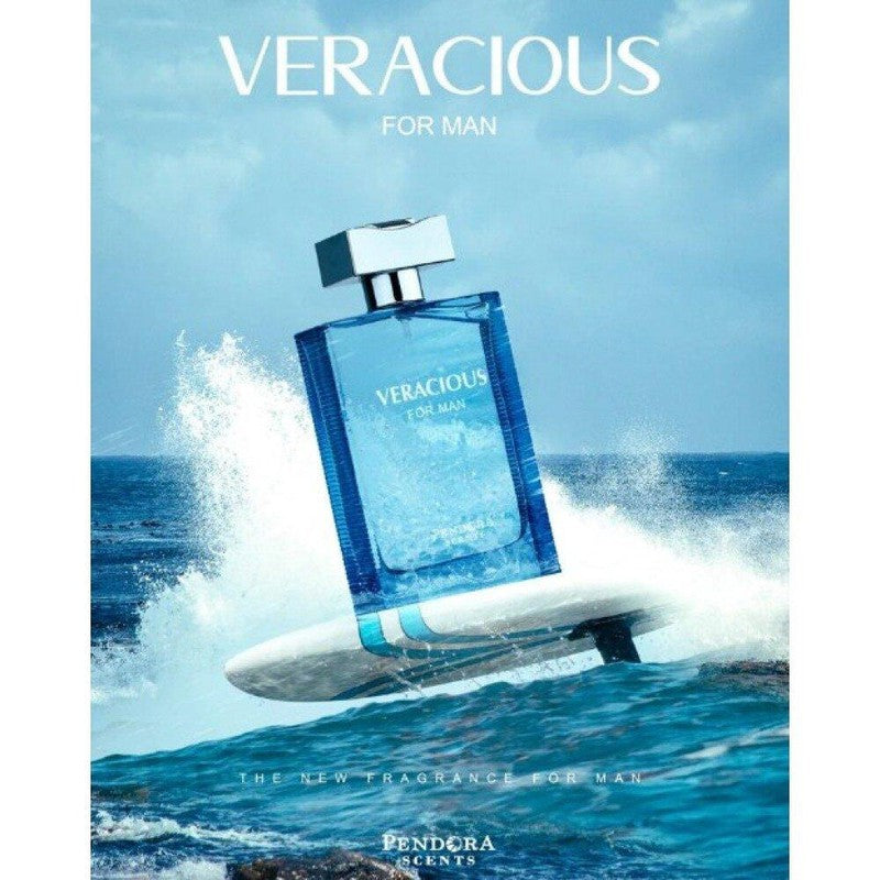 Pendora Scents Veracious For Man perfumed water for men 100ml - Royalsperfume Perfumery Paris Corner LLC All