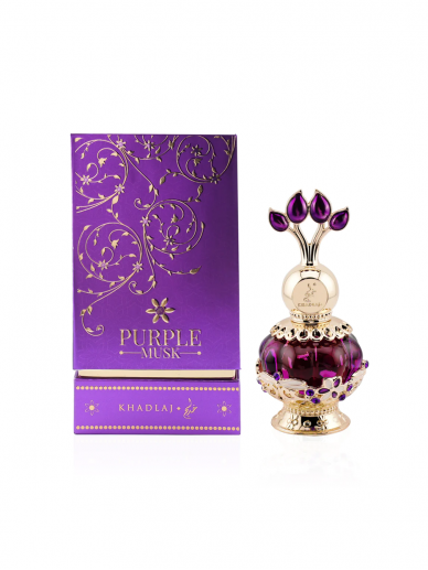 Khadlaj Purple Musk oil perfume for women 20 ml
