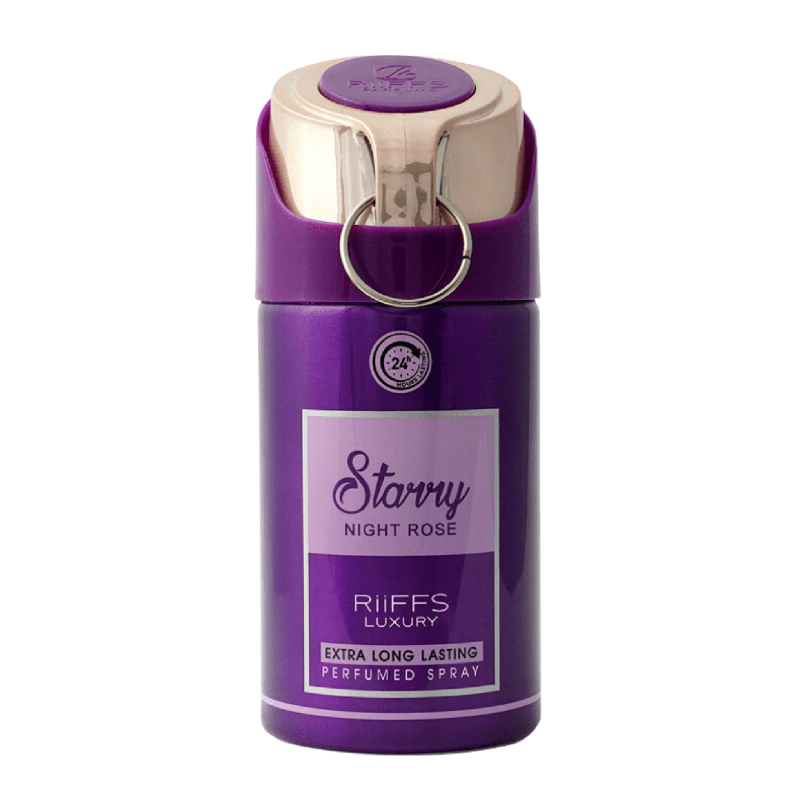 RIIFFS Starry Night Rose perfumed deodorant for women 250ml - Royalsperfume RIIFFS Deodorants