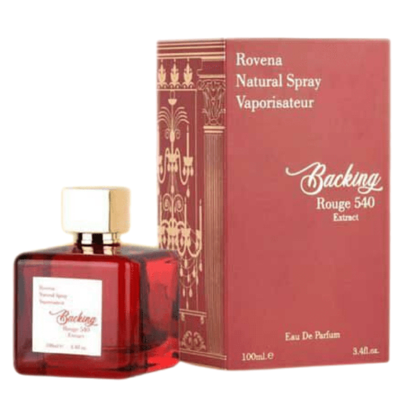 Rovena Backing Rouge 540 Extract perfumed water unisex 100ml - Royalsperfume Rovena Perfume