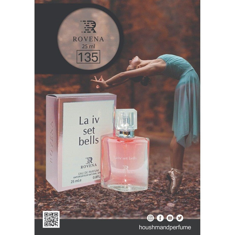 Rovena La iv set bells perfumed water for women 25ml - Royalsperfume Rovena All