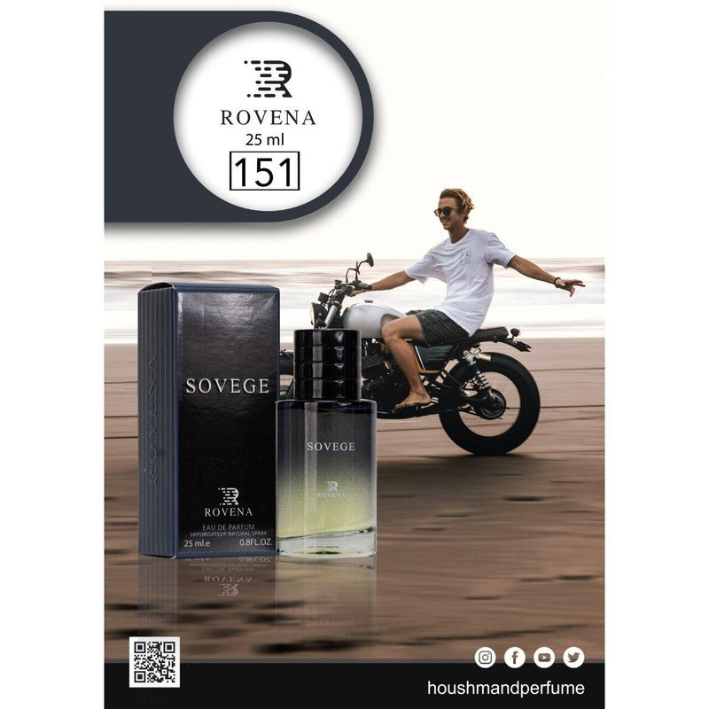 Rovena Sovege perfumed water for men 25ml - Royalsperfume Rovena All