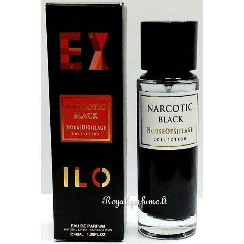 Sillage House Narcotic Black perfumed water unisex 40ml - Royalsperfume Sillage House Perfume