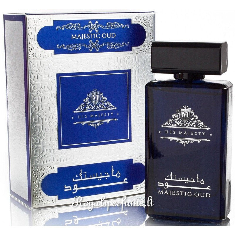 World Fragrance Majestic Oud perfumed water for men 100ml - Royalsperfume World Fragrance Perfume